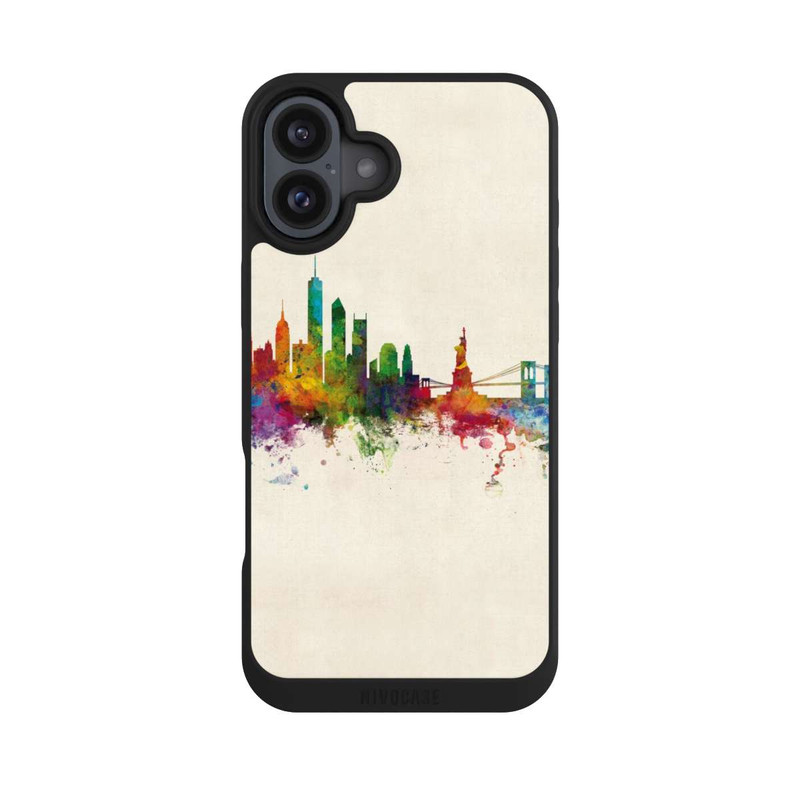 iPhone 16 Plus NIVOpure New York Skyline V2 Vintage Hintergrund
