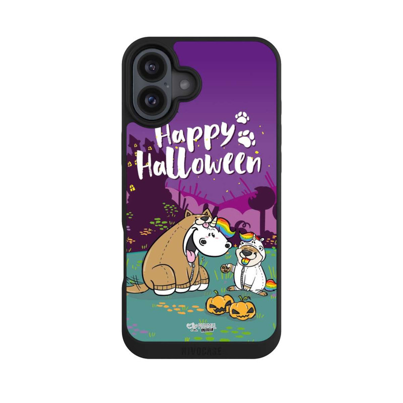 iPhone 16 Plus NIVOpure Pummeleinhorn Bisu Happy Halloween