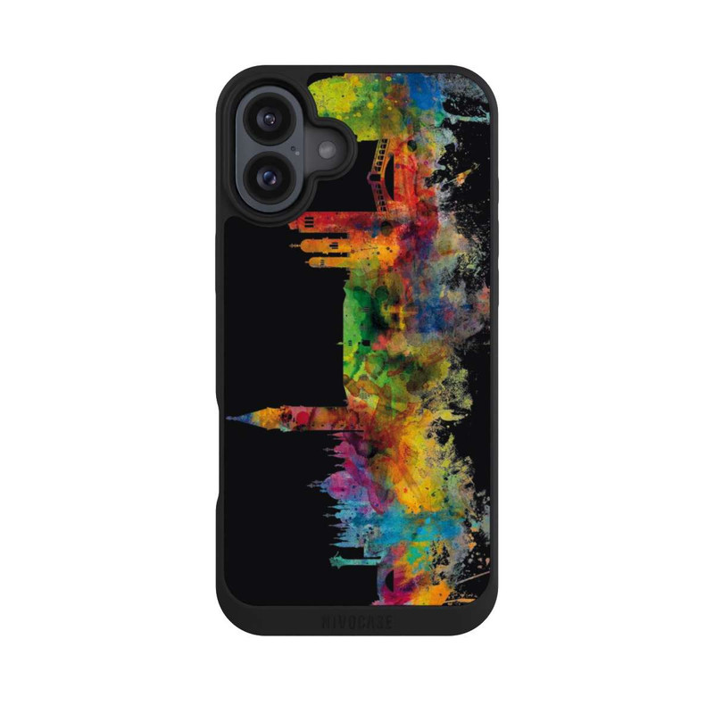 iPhone 16 Plus NIVOpure Venedig Italien Skyline Schwarz
