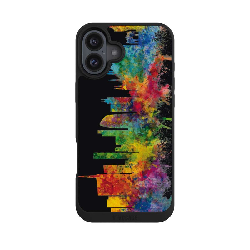 iPhone 16 Plus NIVOpure Mailand Italien Skyline Schwarz