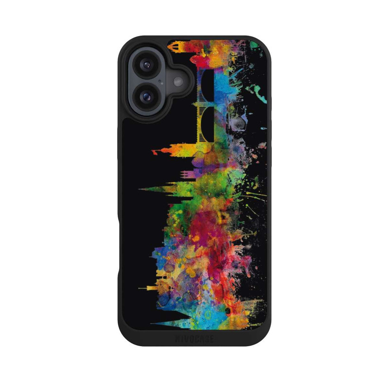 iPhone 16 Plus NIVOpure Horizon d'Édimbourg Écosse Noir
