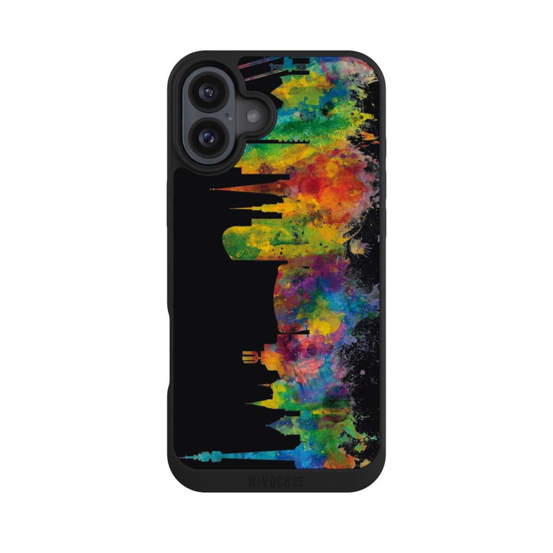 iPhone 16 Plus NIVOpure Dortmund Skyline Schwarz