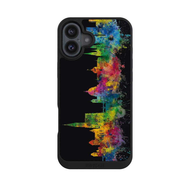 iPhone 16 Plus NIVOpure Strasbourg Frankreich Skyline Schwarz