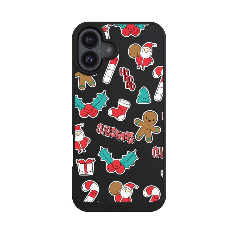iPhone 16 Plus NIVOpure Christmas Pattern Kids