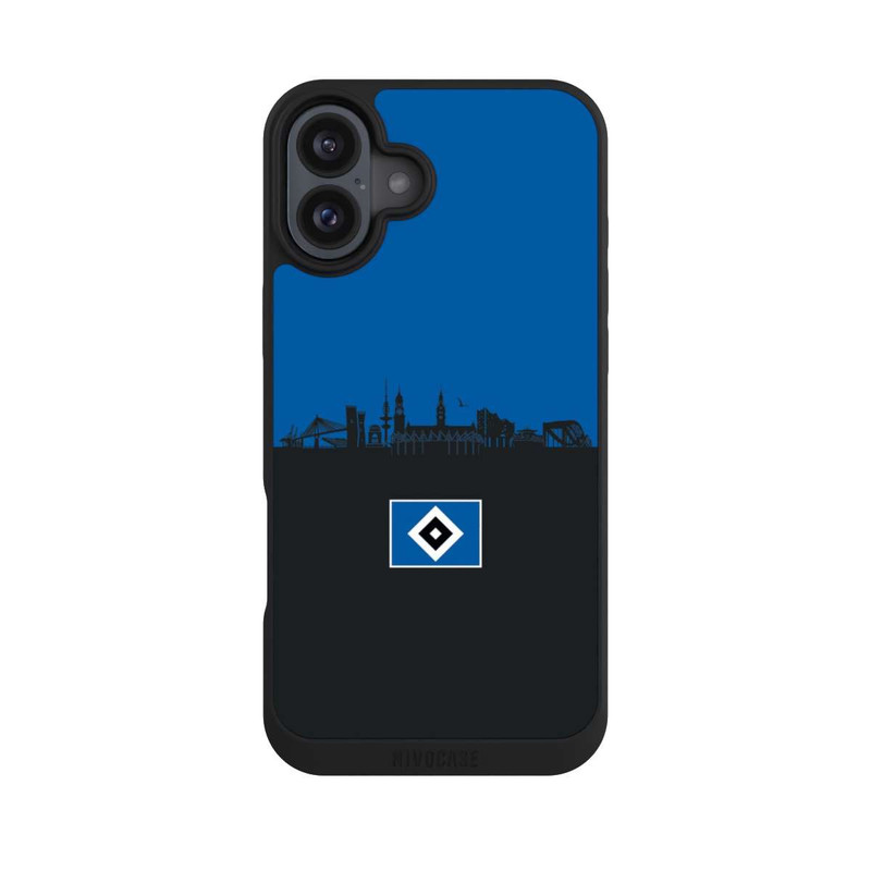 iPhone 16 Plus NIVOpure HSV Skyline Blau Schwarz