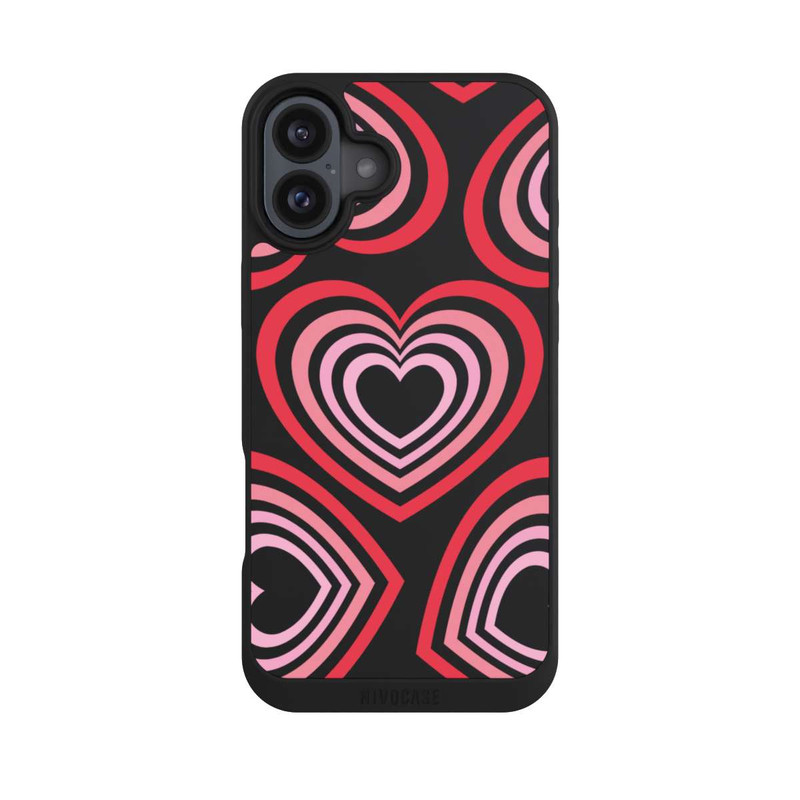 iPhone 16 Plus NIVOpure Herzen Transparent