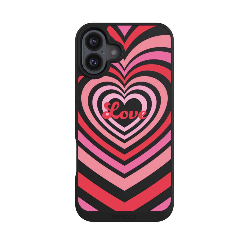 iPhone 16 Plus NIVOpure Love Rotschattierungen