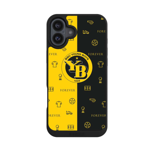 Apple iPhone 16 Plus NIVOpure BSC YB Gelb Schwarz Muster