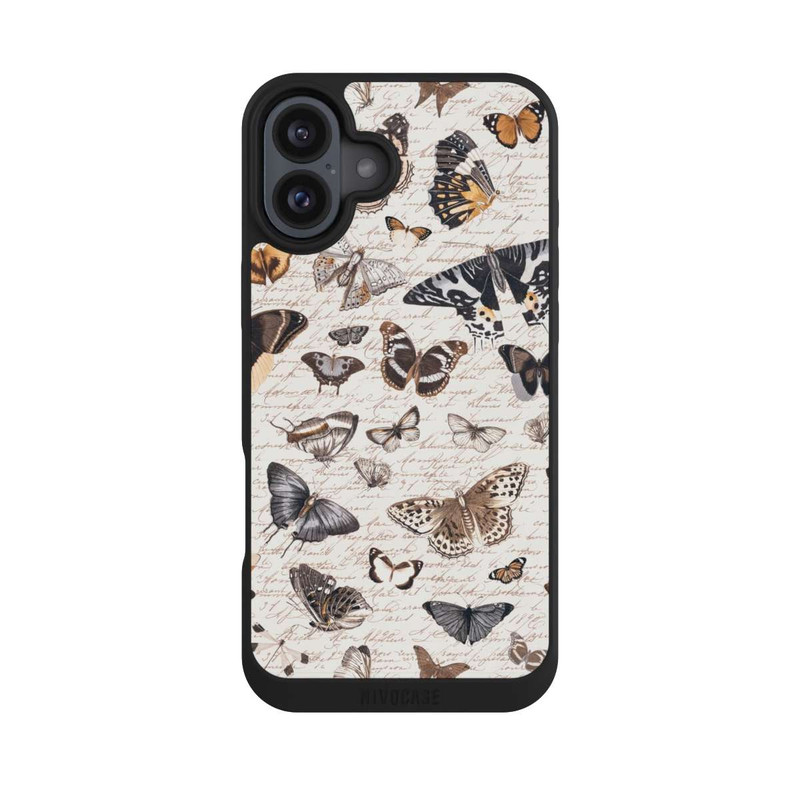 iPhone 16 Plus NIVOpure Schmetterling Muster Boho