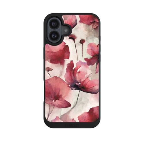 Apple iPhone 16 Plus NIVOpure Wilde Mohnblumen