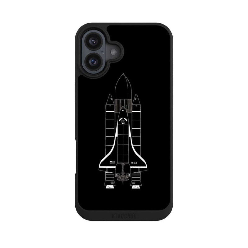 iPhone 16 Plus NIVOpure NASA Voyage dans l'espace noir