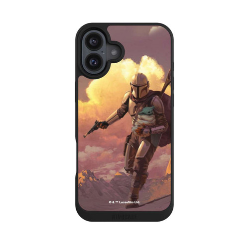 Apple iPhone 16 Plus NIVOpure Der Mandalorianer und Grogu Sonnenguntergang Wolken