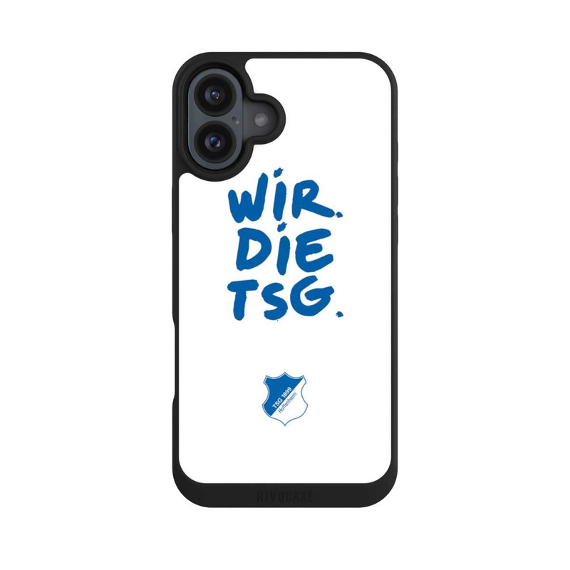 iPhone 16 Plus NIVOpure Wir Die TSG Weiß