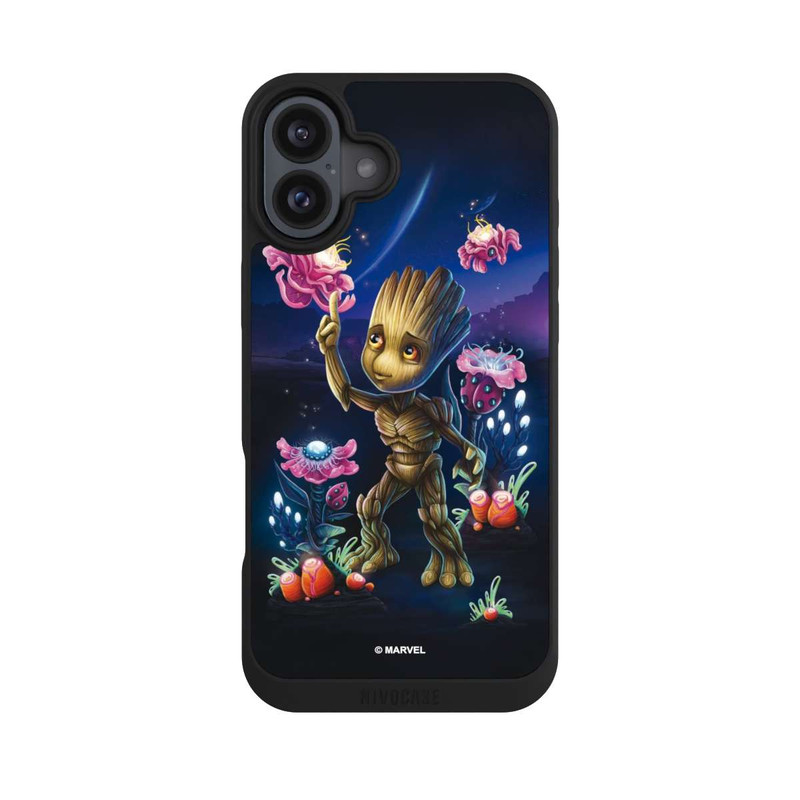 iPhone 16 Plus NIVOpure Baby Groot Flowers