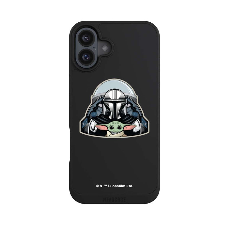 iPhone 16 Plus NIVOpure Mando und Grogu Transparent