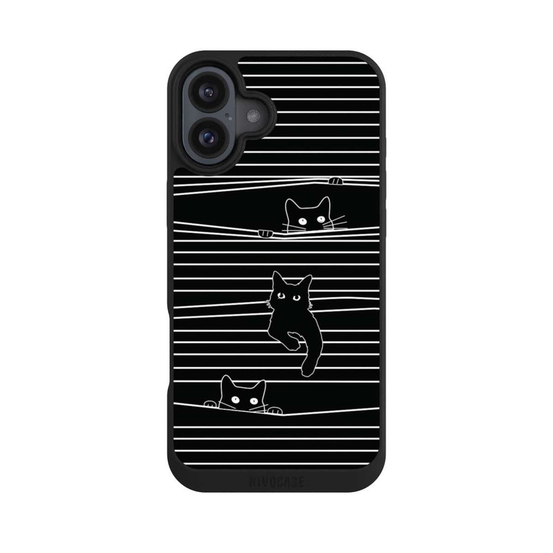 iPhone 16 Plus NIVOpure Cats Peeping