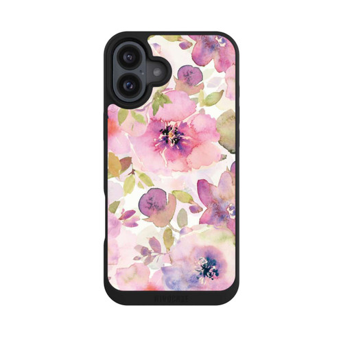 Apple iPhone 16 Plus NIVOpure Pink Flowers Wallpaper
