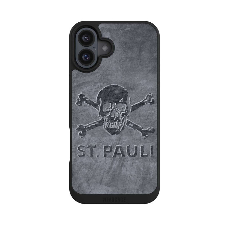 iPhone 16 Plus NIVOpure FC St. Pauli Grau Beton