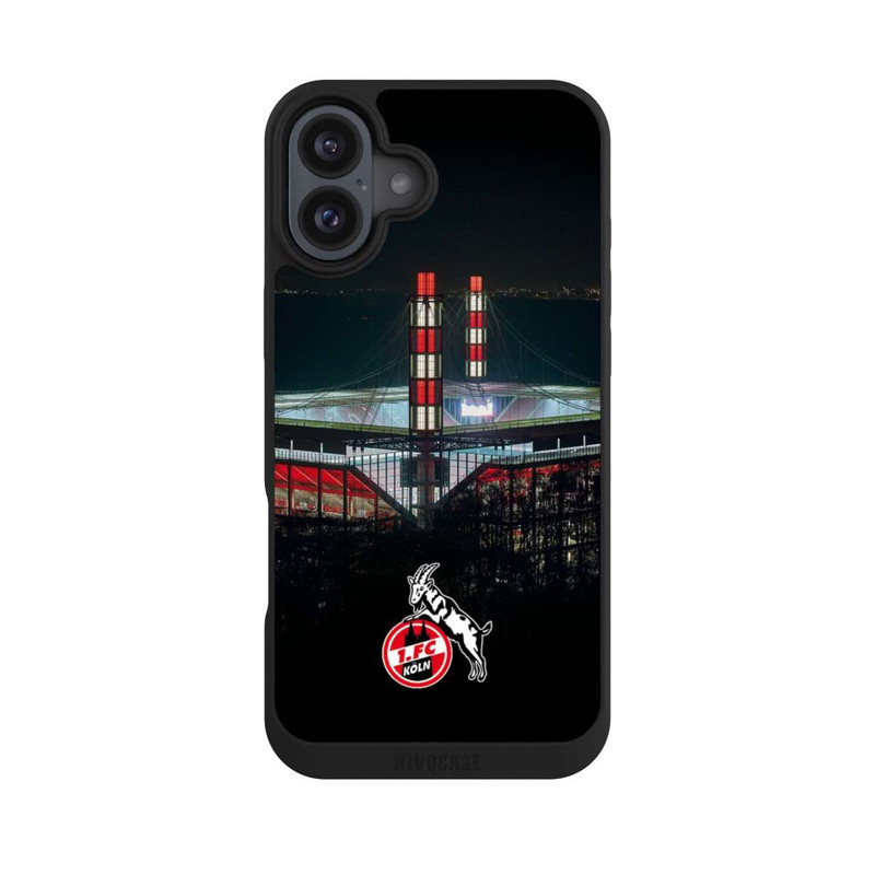 iPhone 16 Plus NIVOpure Köln Stadion Nacht