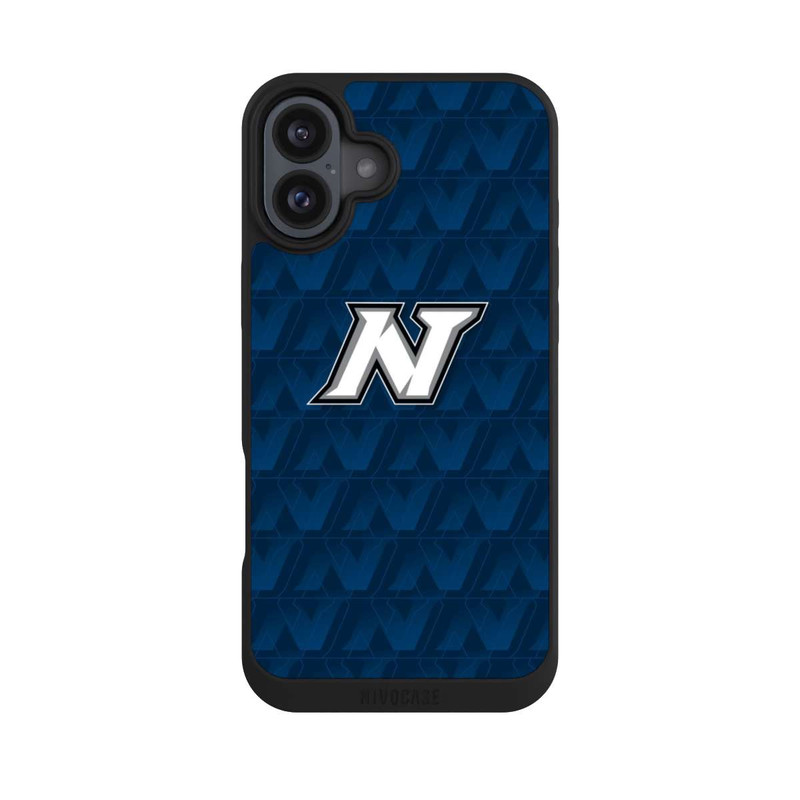 iPhone 16 Plus NIVOpure Nürnberg Ice Tigers Muster Blau