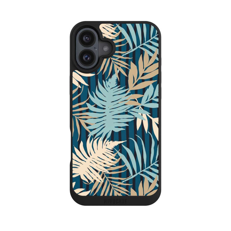 iPhone 16 Plus NIVOpure Palm Garden Beige Pattern