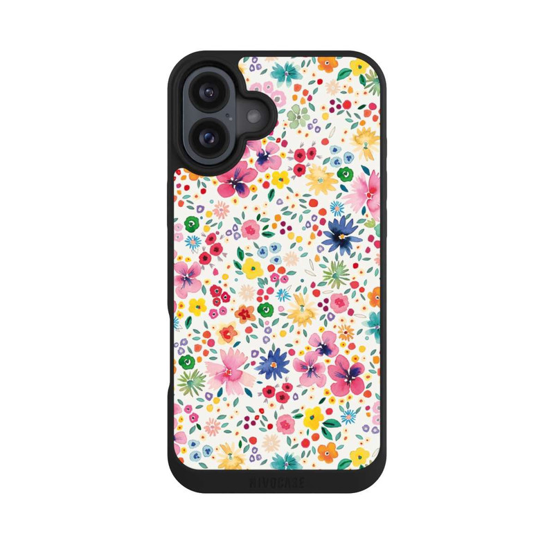 iPhone 16 Plus NIVOpure Millefleurs Pink Spring Garden