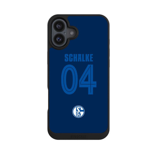 Apple iPhone 16 Plus NIVOpure Schalke 04 Dunkelblau