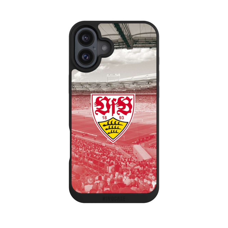 iPhone 16 Plus NIVOpure VfB Stuttgart Stadion Rot