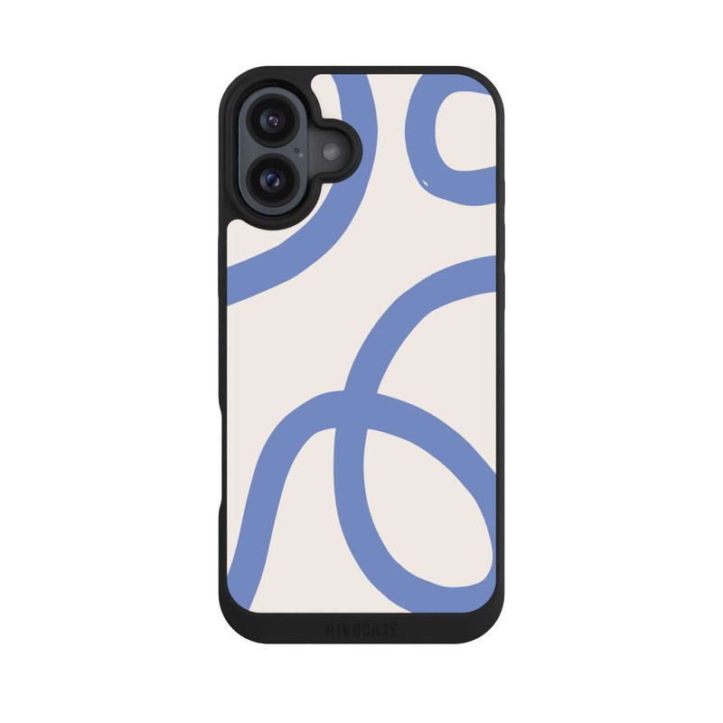 iPhone 16 Plus NIVOpure Blue Pattern