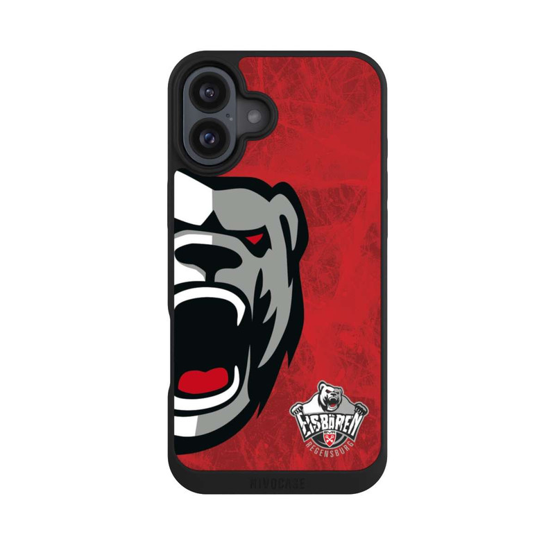 iPhone 16 Plus NIVOpure Eisbären Logo Groß Rot