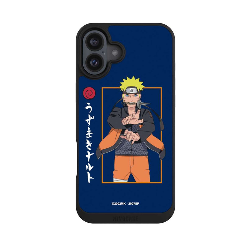 iPhone 16 Plus NIVOpure Naruto Kampfposition Blau