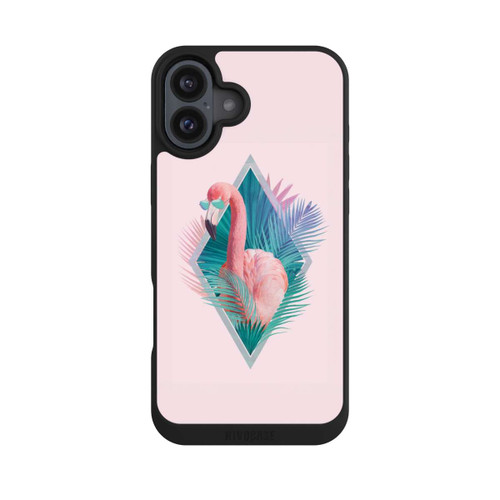 Apple iPhone 16 Plus NIVOpure Tropical Leaves Flamingo