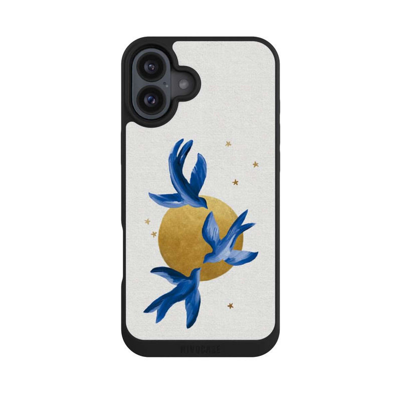 iPhone 16 Plus NIVOpure Blaue Vögel