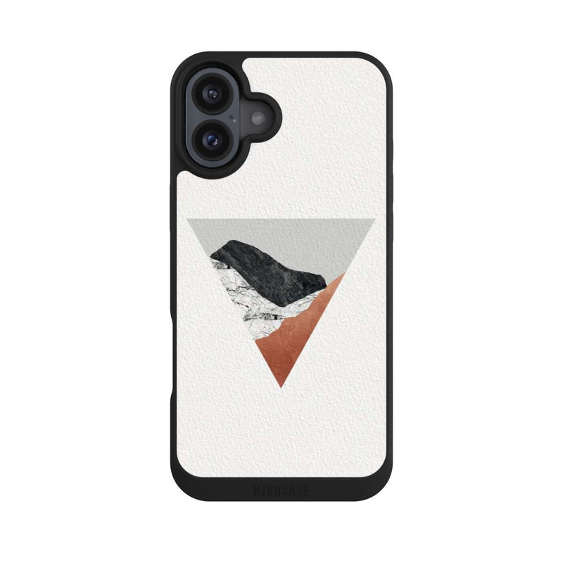 iPhone 16 Plus NIVOpure Kupfer Geometrisch