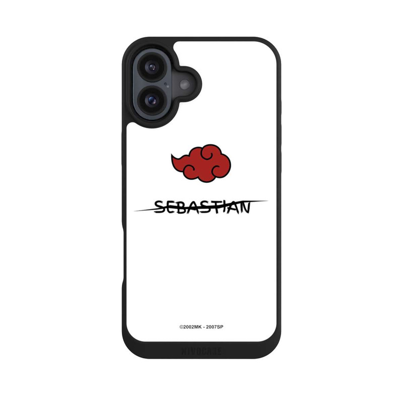 iPhone 16 Plus NIVOpure Akatsuki personalisierbar Weiß