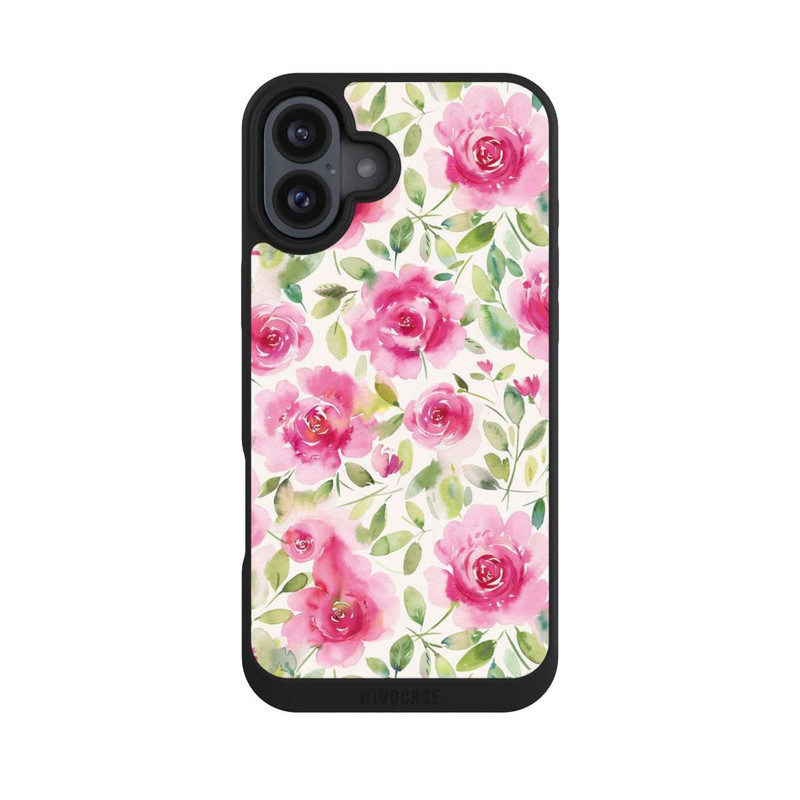 iPhone 16 Plus NIVOpure Aquarell Frische Rosen
