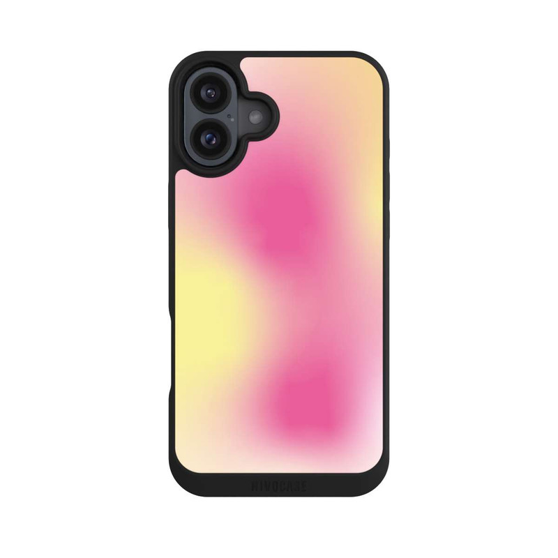 iPhone 16 Plus NIVOpure Aura Gelb Pink