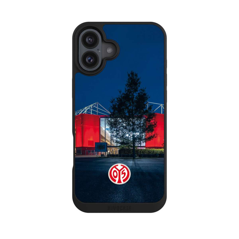iPhone 16 Plus NIVOpure Mainz 05 Stadion bei Nacht