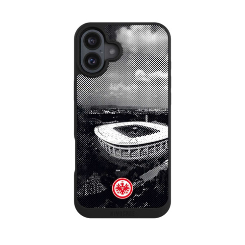 Apple iPhone 16 Plus NIVOpure SGE Stadion Schwarz Weiß