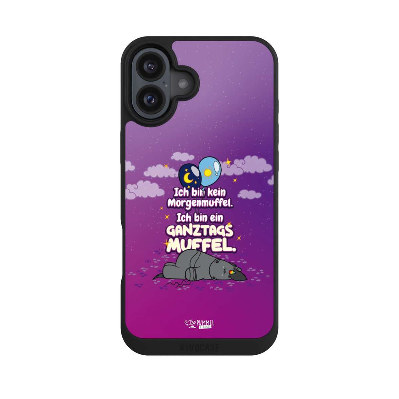 iPhone 16 Plus NIVOpure Grummel-Ganztags Muffel
