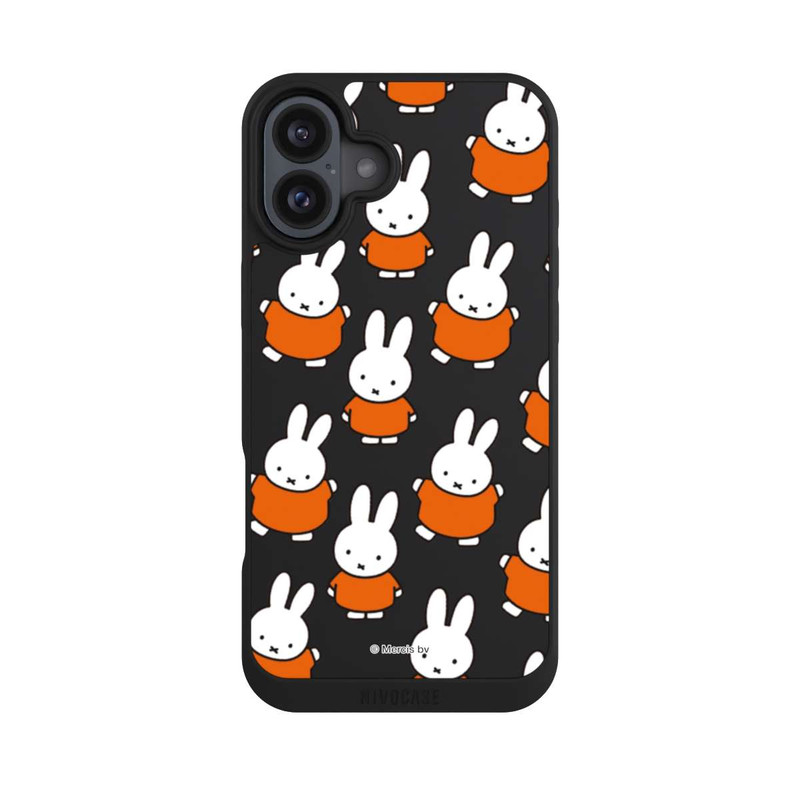 iPhone 16 Plus NIVOpure Miffy Pattern Dancing Transparent