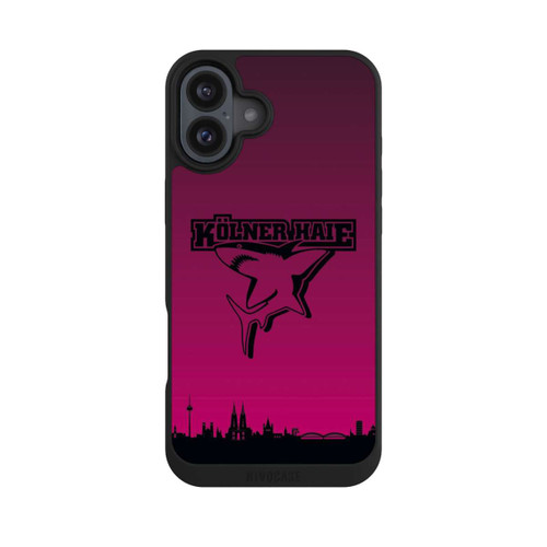 Apple iPhone 16 Plus NIVOpure Kölner Haie Skyline Pink