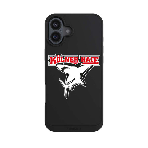 Apple iPhone 16 Plus NIVOpure Kölner Haie Logo Transparent