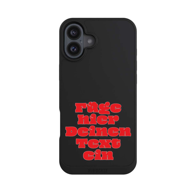 iPhone 16 Plus NIVOpure Bold Statement Transparent