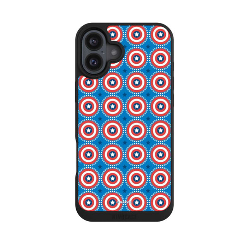 Apple iPhone 16 Plus NIVOpure Captain American Shield Pattern