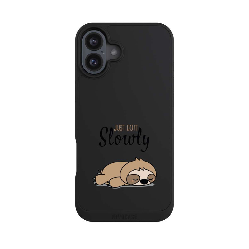 iPhone 16 Plus NIVOpure Just Do It Slowly Sloth 2