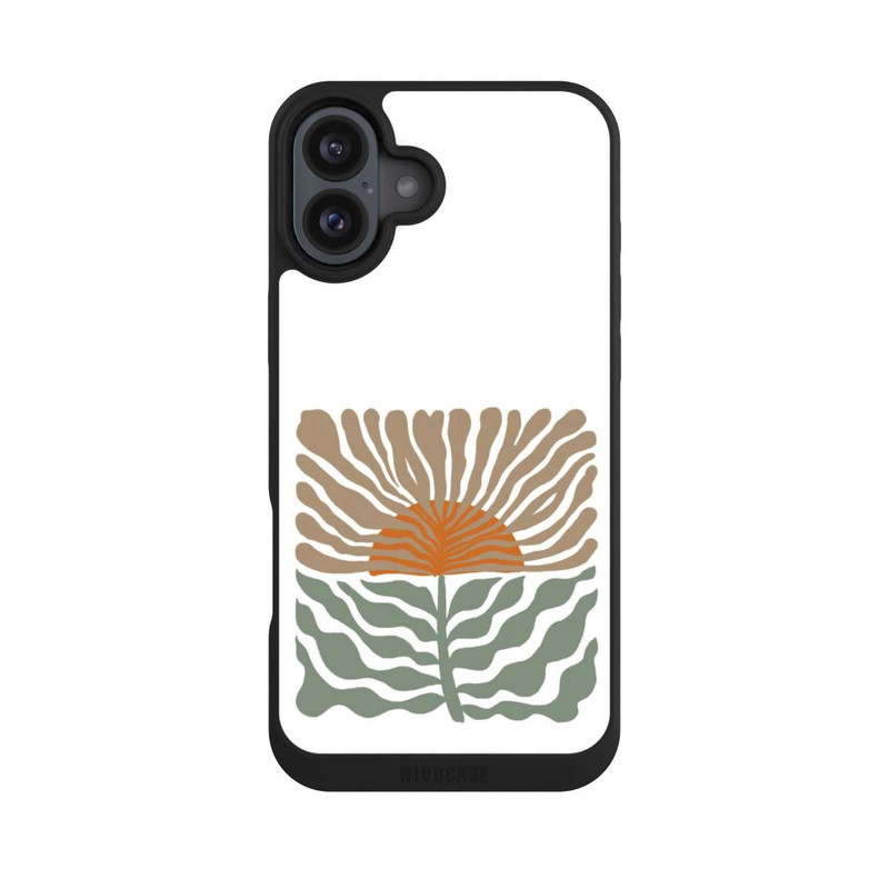 iPhone 16 Plus NIVOpure Fleurs au Lever du Soleil Boho