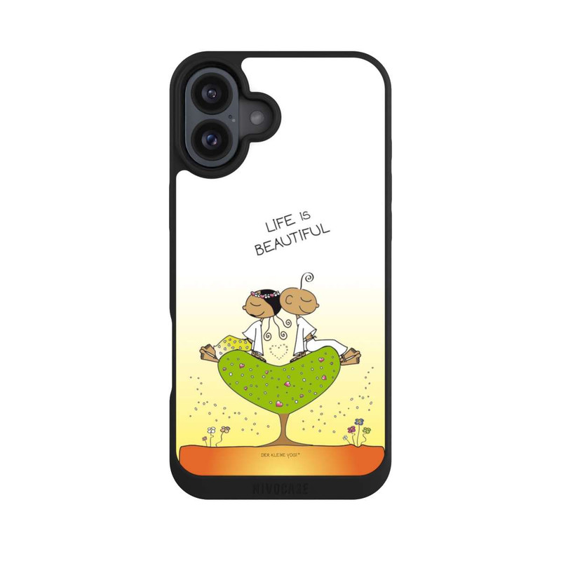 iPhone 16 Plus NIVOpure Life is Beautiful Meditation Der Kleine Yogi