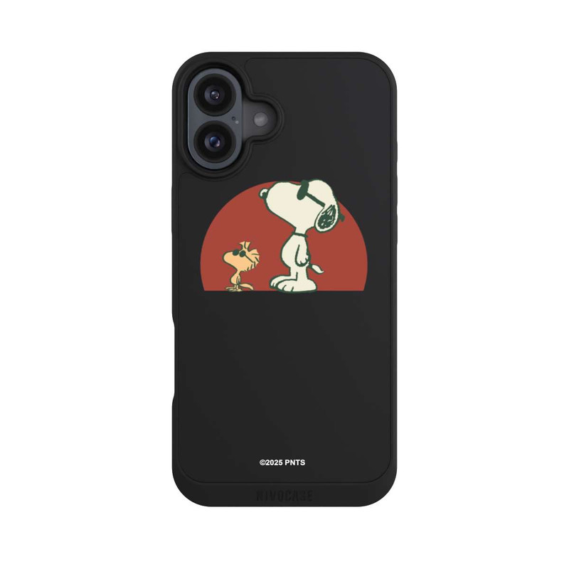iPhone 16 Plus NIVOpure Snoopy Woodstock Far Out transparent