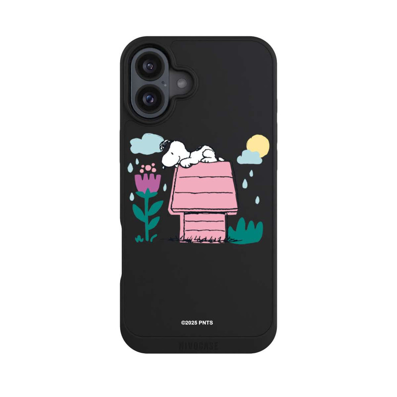 iPhone 16 Plus NIVOpure Snoopy Chenil Printemps transparent